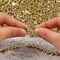 1000 PCS Gold Letter Beads – 4×7mm Black A–Z Alphabet Beads for Bracelets & Jewelry Making